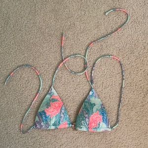 Victoria’s Secret Paisley Push Up Swim Top